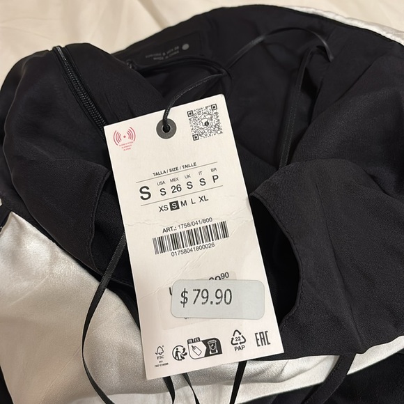 Zara ZW collection minimal satin dress 1758/041 - Picture 4 of 4